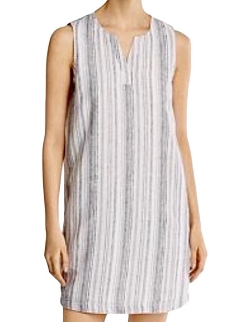 beachlunchlounge Jaylene Effortless Coastal Linen Cotton Shift Dress XL